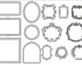Decorative Vintage Frames 3 vector