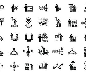 Business Icons Mix 3 creative vector