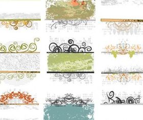 Floral Frame set vector