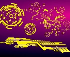 Technology Graphics design vectors