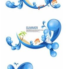 special summer theme vectors
