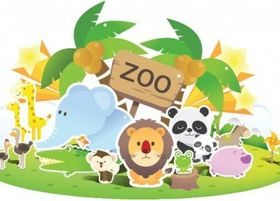 Zoo Cute creative vector