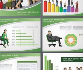 financial ppt background vector graphics