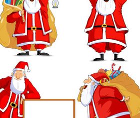 Sant Clauses vector