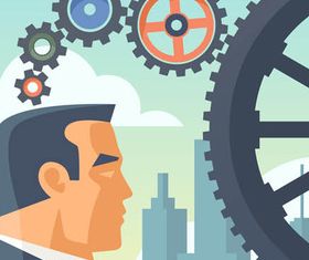 Business People Backgrounds 2 vector