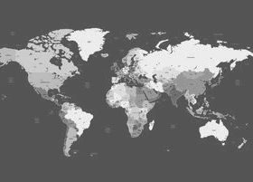 dark world map design vector