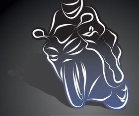 Motorcycles sport vector