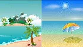 Tropical Islands Set 3 vectors