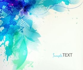 flowers background 04 set vector