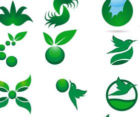 Ecology Different Symbols vector