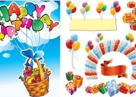 happy birthday 2 vector