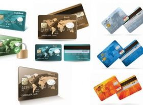 credit card bank vector material