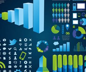 Business Infographics Elements 6 vector