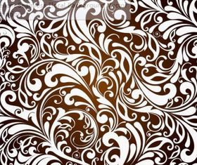 Floral Background Illustration shiny vector