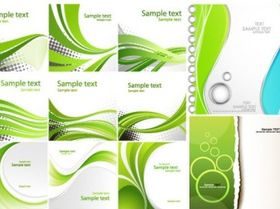 green background vector graphics