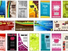 background card template shiny vector