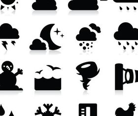 Weather Icons free vector