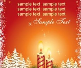 Christmas Card Template vectors