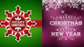 Merry Christmas Backgrounds vectors material