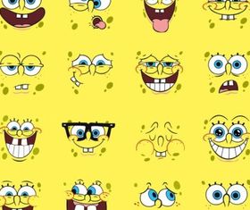 Spongebob Cartoons set vector