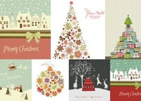 christmas theme design vector