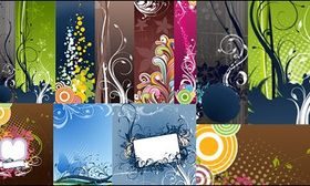 fashion trend background pattern vector graphics