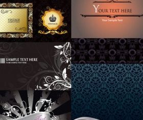 decorative background vector material