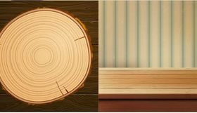 Wooden Backgrounds 2 vector graphics