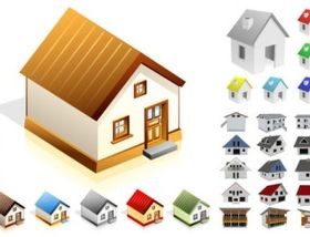 Small house vector