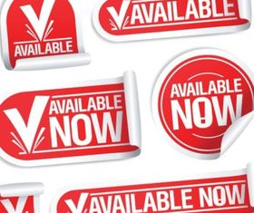 Fine label design vectors