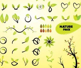 Nature Vector Art Graphics material