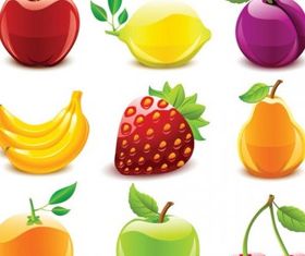 crystal fruit 1 vector