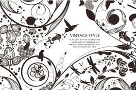 Style Floral Background vector