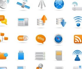 phone icon vector material