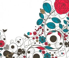 Floral Flowerr Background vector