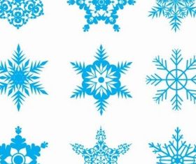 Snowflakes Set vector