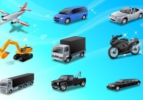 Land Transport Icons vector design