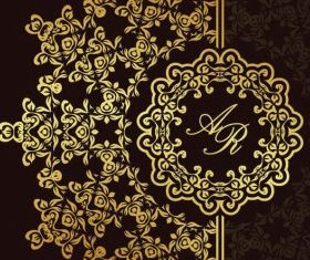 European pattern background creative vector