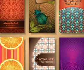 beautiful business card background 03 vector