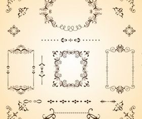 Ornate Borders and Scrolls vector