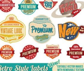 nostalgitrend label vector