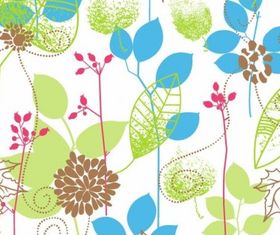 Seamless Floral Design Background vector graphics