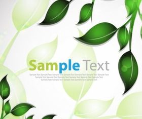 Abstract Background with Leafs vectors material