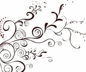 Floral Design Element vector