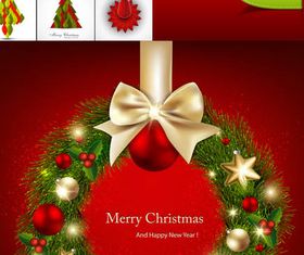 X-mas Shiny Backgrounds vector