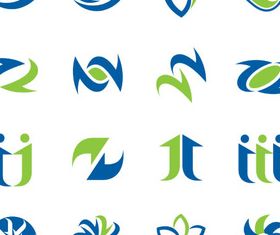 Abstract Style Logotypes 13 vectors graphics