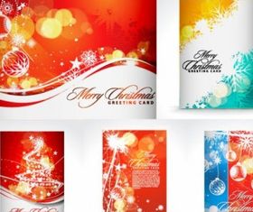 beautiful christmas background vector material