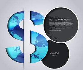 Stylish Financial Backgrounds vector