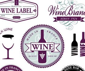 Wine Vintage Labels vectors