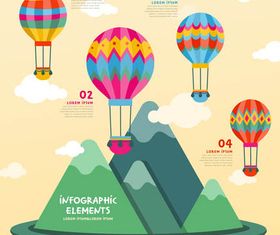 Travel Infographics Set vector